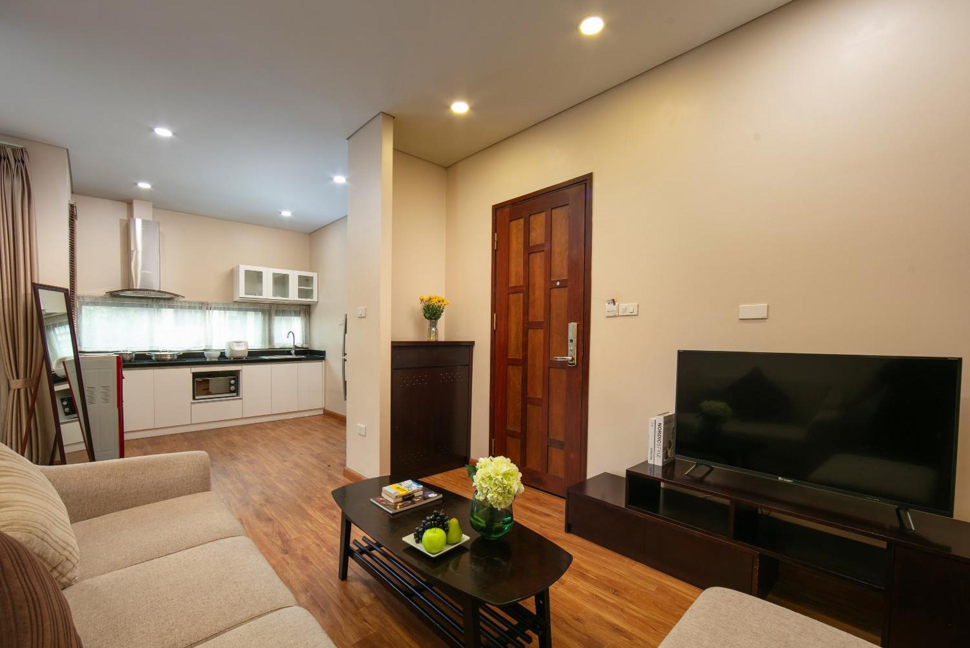 Hb Serviced Apartment - 12 Tran Quy Kien Hanoi Zewnętrze zdjęcie